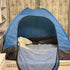 Outdoor Camping Tent Portable Sun Protection Lightweight Quick Setup Shelter - Blue 2-3 Person