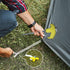 9PCS High Strength Carbon Steel Tent Stakes Outdoor Camping Pegs M8x200 Durable
