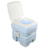 20L Portable Toilet Camping Toilet for Hiking RV Trips Emergency Potty Seat