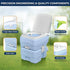 20L Portable Toilet Camping Toilet for Hiking RV Trips Emergency Potty Seat