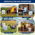 20L Portable Toilet Camping Toilet for Hiking RV Trips Emergency Potty Seat