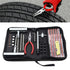 46PCS Car Tire Repair Kit Patch Plug Puncture Emergency for Car Truck Motorbike