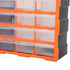 Tool Storage Bin Parts Organizer Drawers Cabinet Box Chest Plastic With Dividers - 12 Drawers