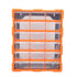 Tool Storage Bin Parts Organizer Drawers Cabinet Box Chest Plastic With Dividers - 12 Drawers