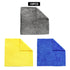 10PCS Microfiber Cleaning Cloths Car Detailing Towels Polishing Rags No Scratch - Blue