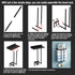 Bathroom Towel Rack Wall Mounted Storage Shelf Multifunction Holder for Toilet