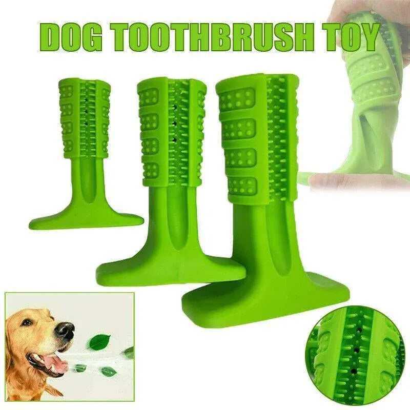 Dog Toothbrush Toy Clean Teeth Brushing Stick Pet Brush Mouth Chewing Clean Dmau