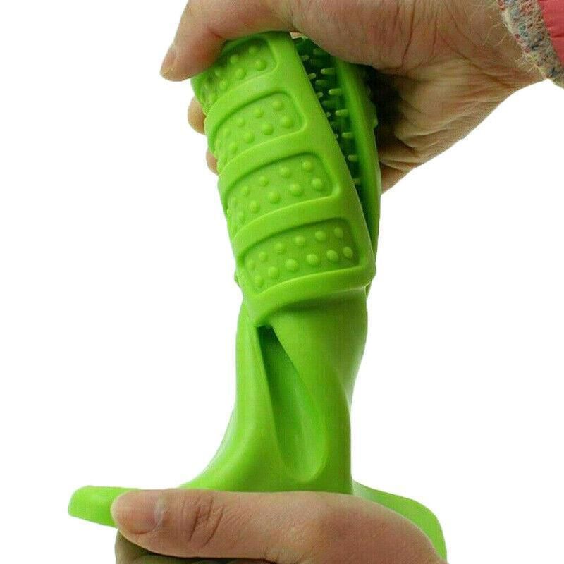 Dog Toothbrush Toy Clean Teeth Brushing Stick Pet Brush Mouth Chewing Clean Dmau