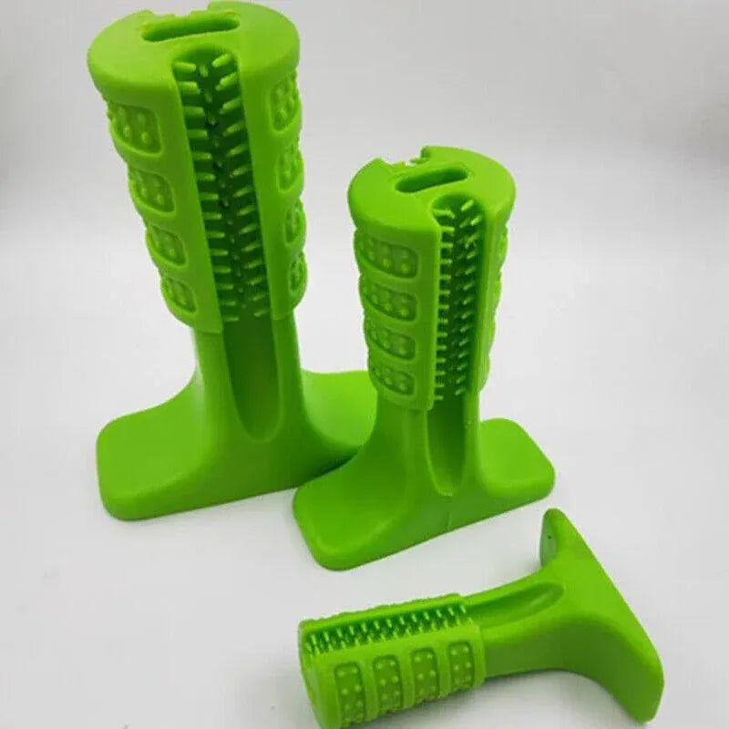 Dog Toothbrush Toy Clean Teeth Brushing Stick Pet Brush Mouth Chewing Clean Dmau
