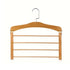 Multi Tier Wooden Trouser Rack Household Towel Rack Space Saving Pants Hanger - Original wood