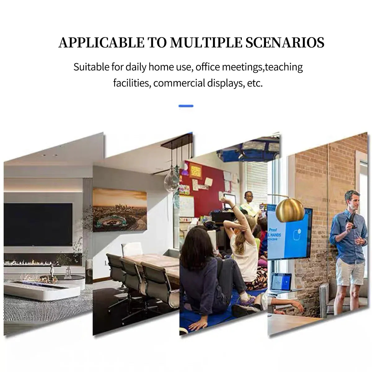 TV Wall Mount Monitor Rotating Bracket Adjustable Screen Holder Stand for Home