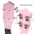 21 Inch Ukulele Beginner 4 String Small Guitar Easy To Learn Clear Sound Use - Black