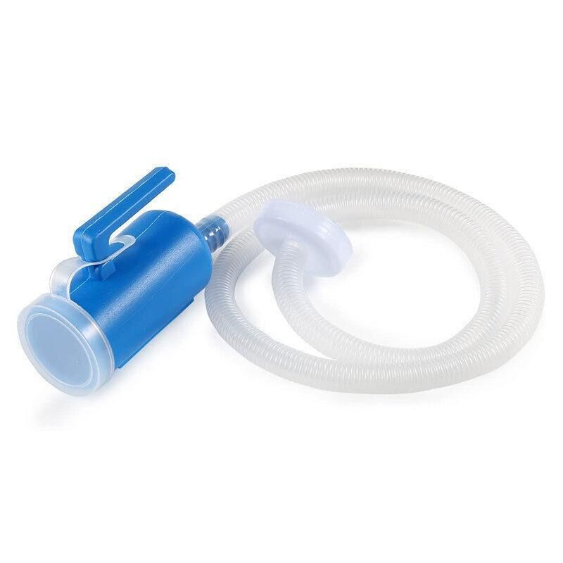 2000ml Portable Male Urinal Bottle with 1.2m Tube for Car Camping Travel Outdoor Use - Blue