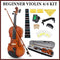 Beginner Violin 4/4 Set Durable Linden Wood for Kids Adults Learning