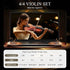 Beginner Violin 4/4 Set Durable Linden Wood for Kids Adults Learning