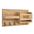 Wooden Wall Mounted Key Holder Storage Rack Door Hook Hanger Coat Rack Organizer