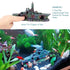 Aquarium Shipwreck Ship Fish Tank Resin Sunken Ship Fishing Hiding Pot Decor