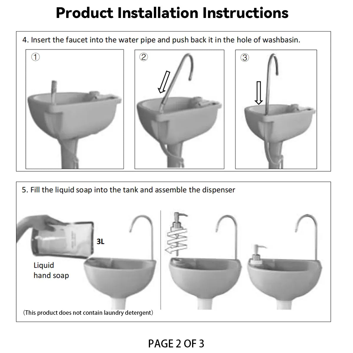 Mobile Portable Outdoor Washbasing for Camping Picnics RV Trips Yard Activities