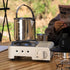1.2L Portable Stainless Steel Camping Kettle Cookware For Hiking Outdoor Picnic