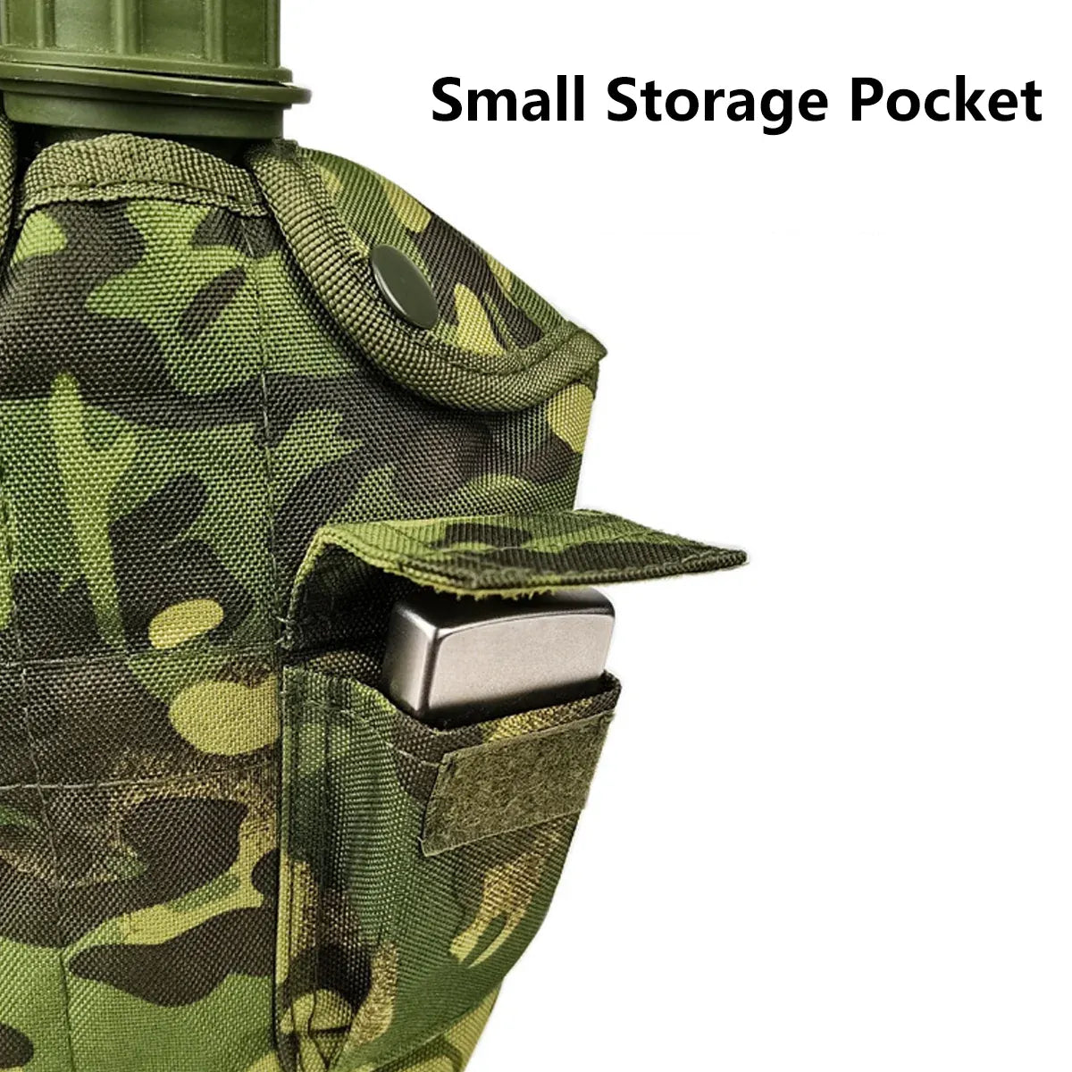 4pcs Camouflage Tactical Water Bottle Outdoor Camping Multi-functional Outdoor