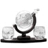 Globe Wine Decanter Glass Bottle Divider Whisky Liquor Dispenser For Home Bar
