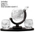 Globe Wine Decanter Glass Bottle Divider Whisky Liquor Dispenser For Home Bar