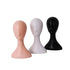 Display Stand Female Mannequin Head for Wig Hat Scarf Hair Model - Black