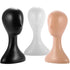 Display Stand Female Mannequin Head for Wig Hat Scarf Hair Model - Black