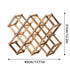 Wooden Wine Rack Display Shelf Stand for Home Bar Storage Wine Bottle Holder