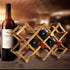 Wooden Wine Rack Display Shelf Stand for Home Bar Storage Wine Bottle Holder