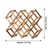 Wooden Wine Rack Display Shelf Stand for Home Bar Storage Wine Bottle Holder