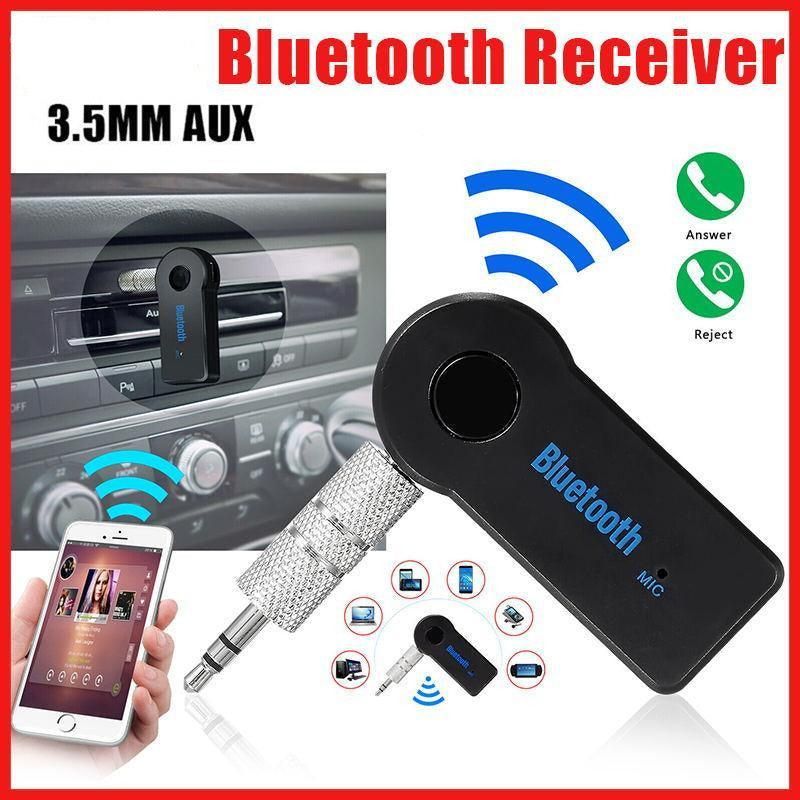 New 1Pc Wireless Bluetooth To Aux 3.5Mm Audio Stereo Car Music Receiver Au Stock