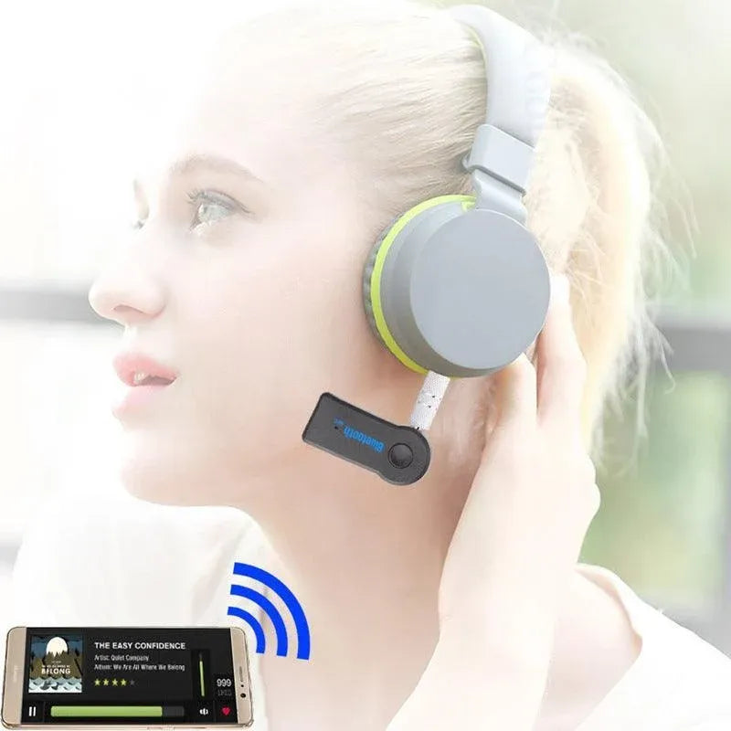New 1Pc Wireless Bluetooth To Aux 3.5Mm Audio Stereo Car Music Receiver Au Stock