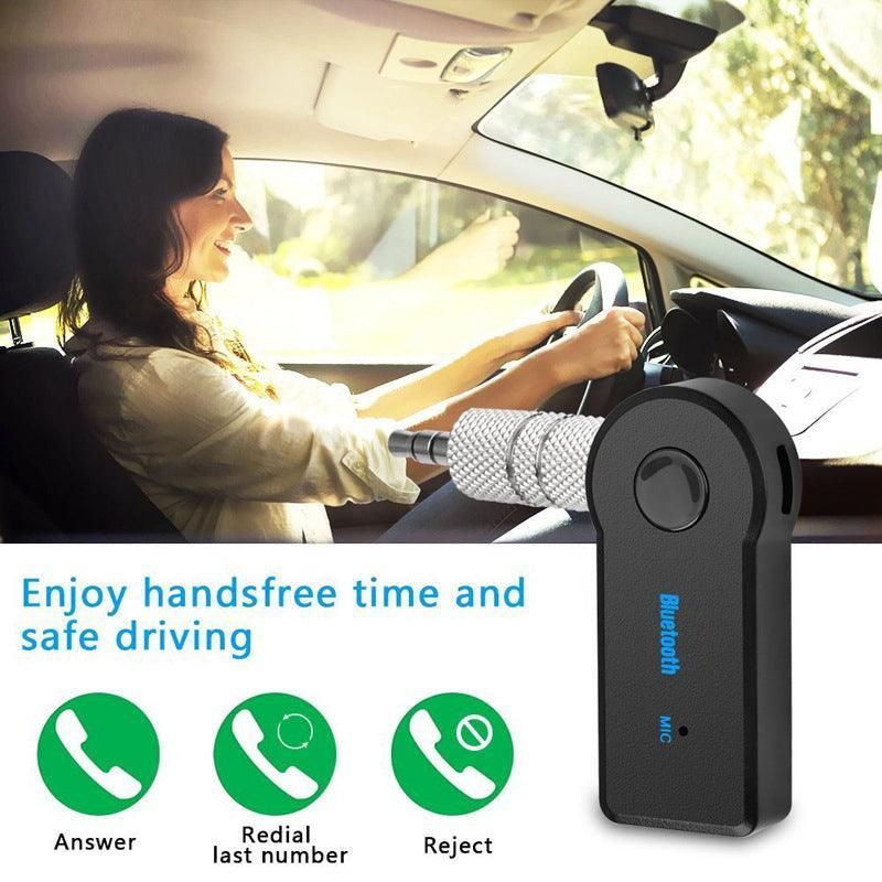 New 1Pc Wireless Bluetooth To Aux 3.5Mm Audio Stereo Car Music Receiver Au Stock