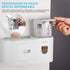 Multifunctional Toothbrush Holder Handfree Automatic Toothpaste Dispenser Set