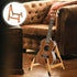 Bamboo Guitar Stand Foldable Adjustable Non Slip Multi Instrument A Frame 35cm