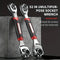 52 in 1 Universal Socket Wrench 8-19mm Multi-Angle Rotary Spanner, Chrome Steel