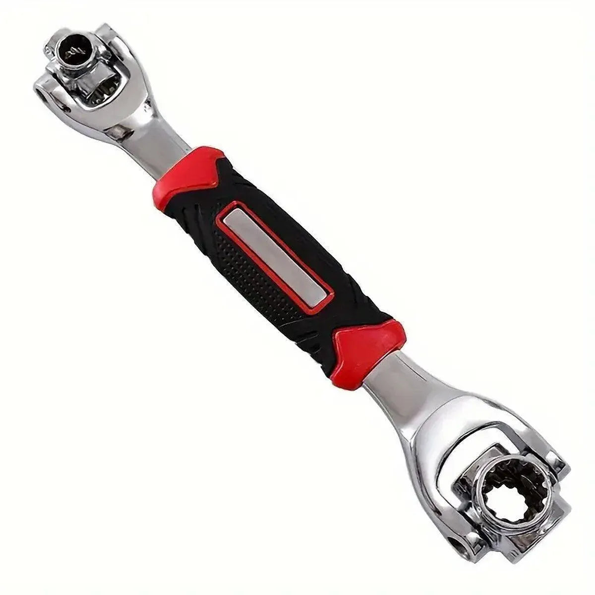 52 in 1 Universal Socket Wrench 8-19mm Multi-Angle Rotary Spanner, Chrome Steel