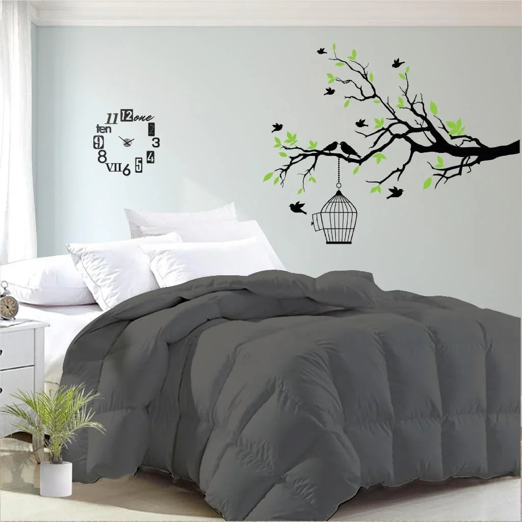 Australian Made Summer Grey 200GSM Bamboo Blend Quilt King Single