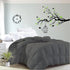 Australian Made Summer Grey 200GSM Bamboo Blend Quilt Queen