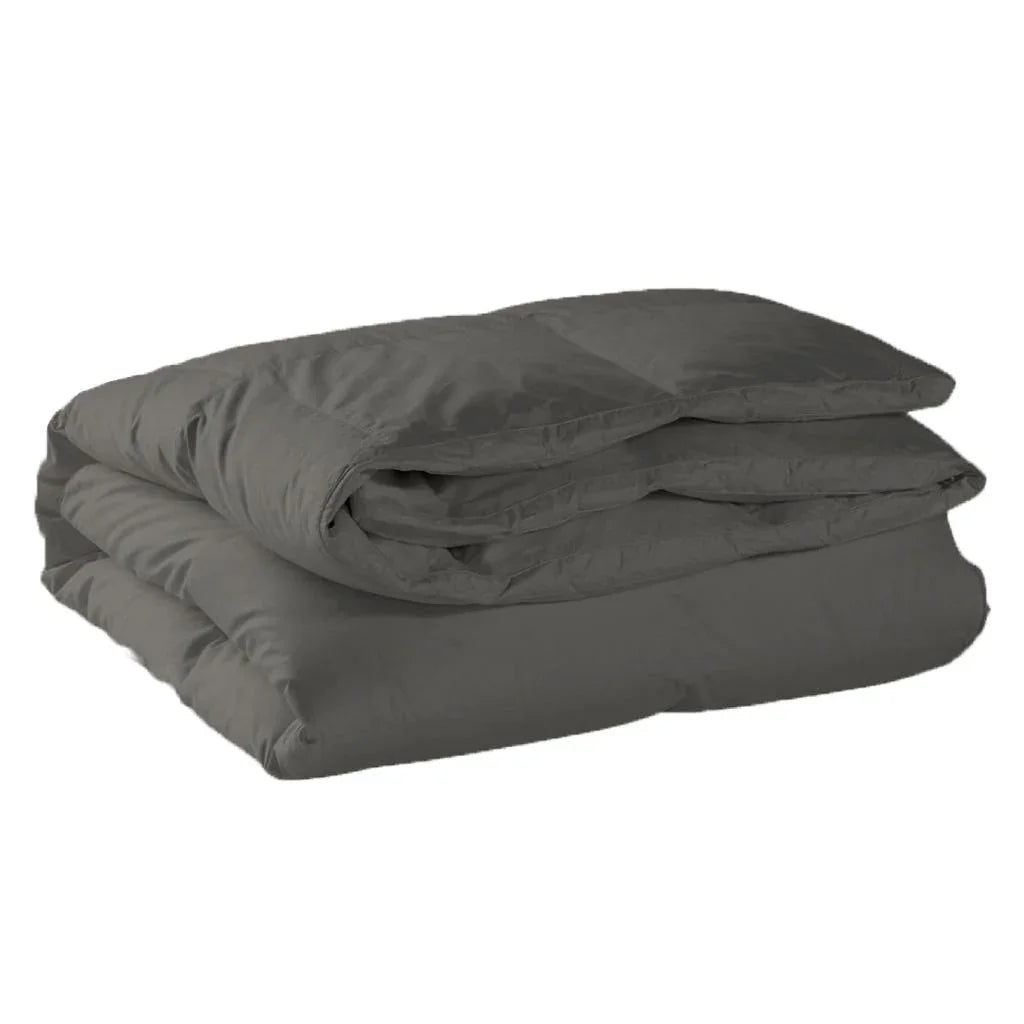 Australian Made Summer Grey 200GSM Bamboo Blend Quilt Queen
