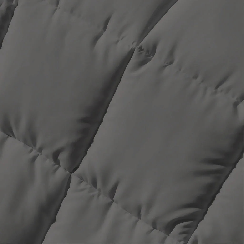 Australian Made All Season Grey 400GSM Bamboo Blend Quilt King Single