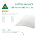 Australian Made Bamboo Cooling Pillow Standard Size Twin Pack