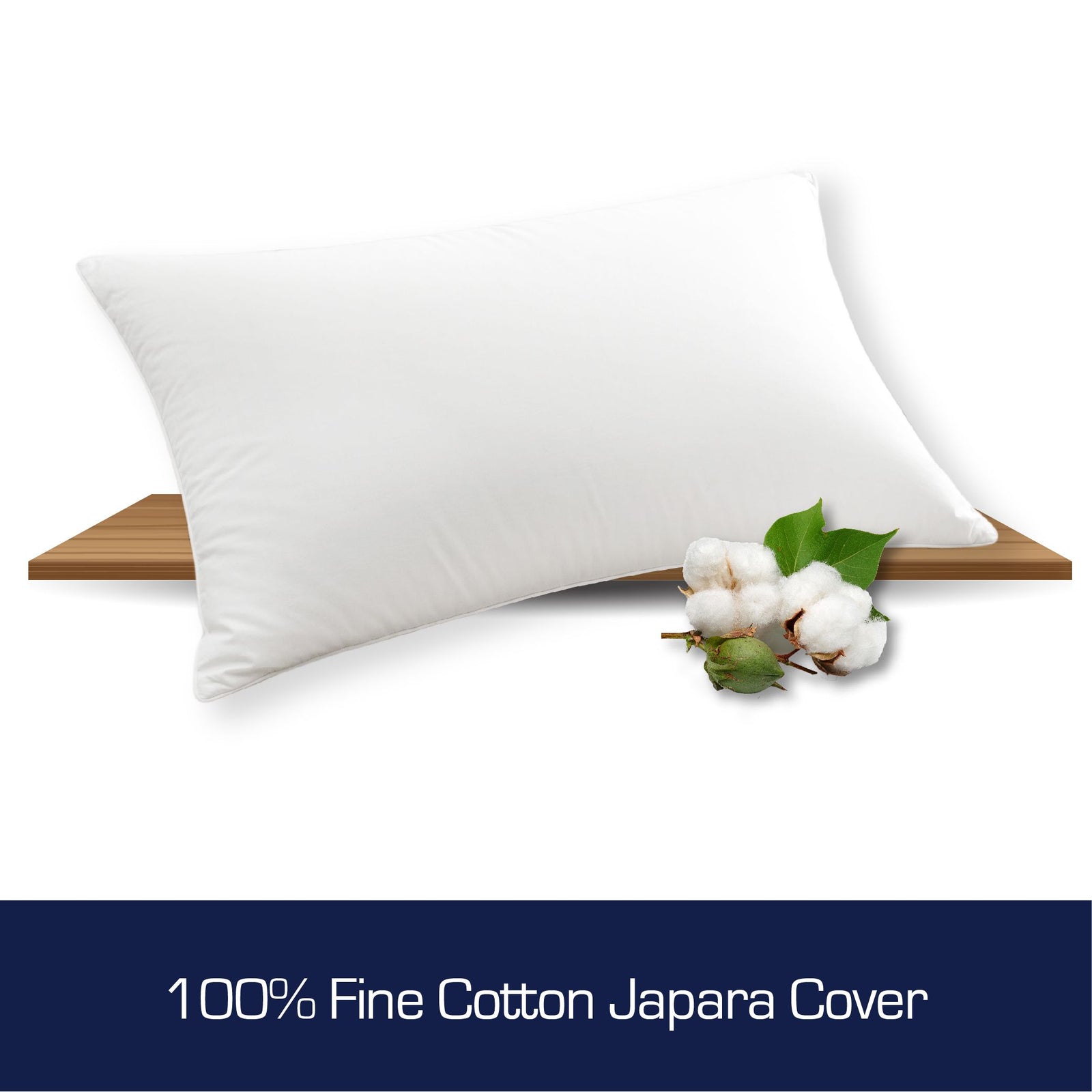 Australian Made Hotel Quality Pillow Standard Size Four Pack