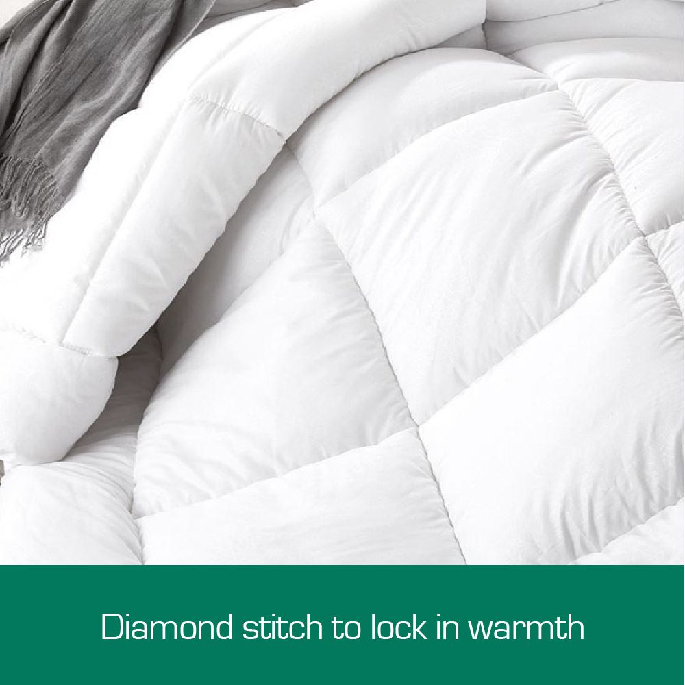Australian Made Merino Wool Quilt 350GSM Super King 270x240cm Woolmark