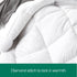 Australian Made Merino Wool Quilt 350GSM Super King 270x240cm Woolmark