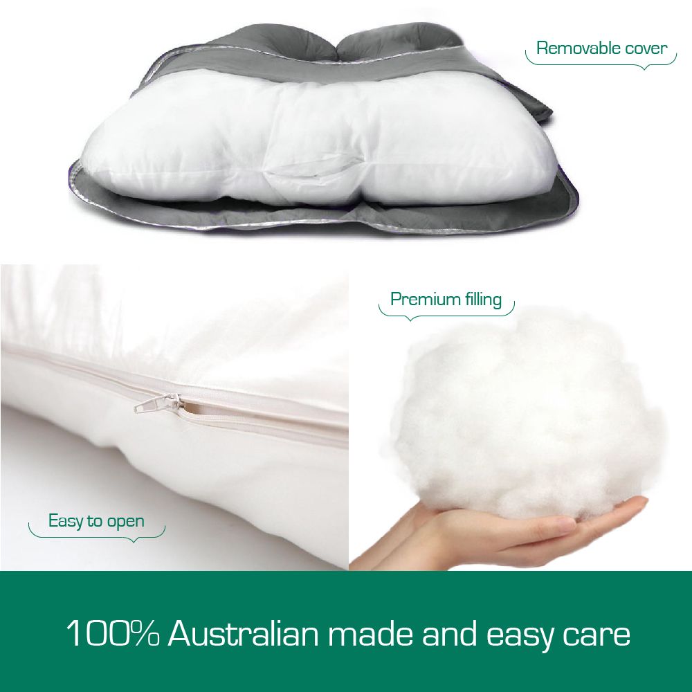 Aus Made Maternity Pregnancy Nursing Sleeping Body Pillow Pillowcase Included Aquamarine