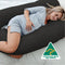 Aus Made Maternity Pregnancy Nursing Sleeping Body Pillow Pillowcase Included Black