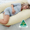 Australian Made Maternity Nursing Body Pillow 140x80cm Cream Pillowcase