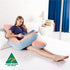 Australian Made Maternity Nursing Body Pillow 140x80cm Pink Sky Pillowcase